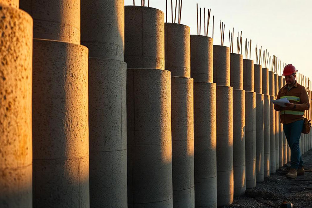 Matériaux Utilisés dans la Construction de Murs en Pieux Contigus